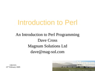 Beginning Perl | PPT