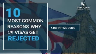 10
MOST COMMON
REASONS
UK VISAS GET
REJECTED
WHY A DEFINITIVE GUIDE
 