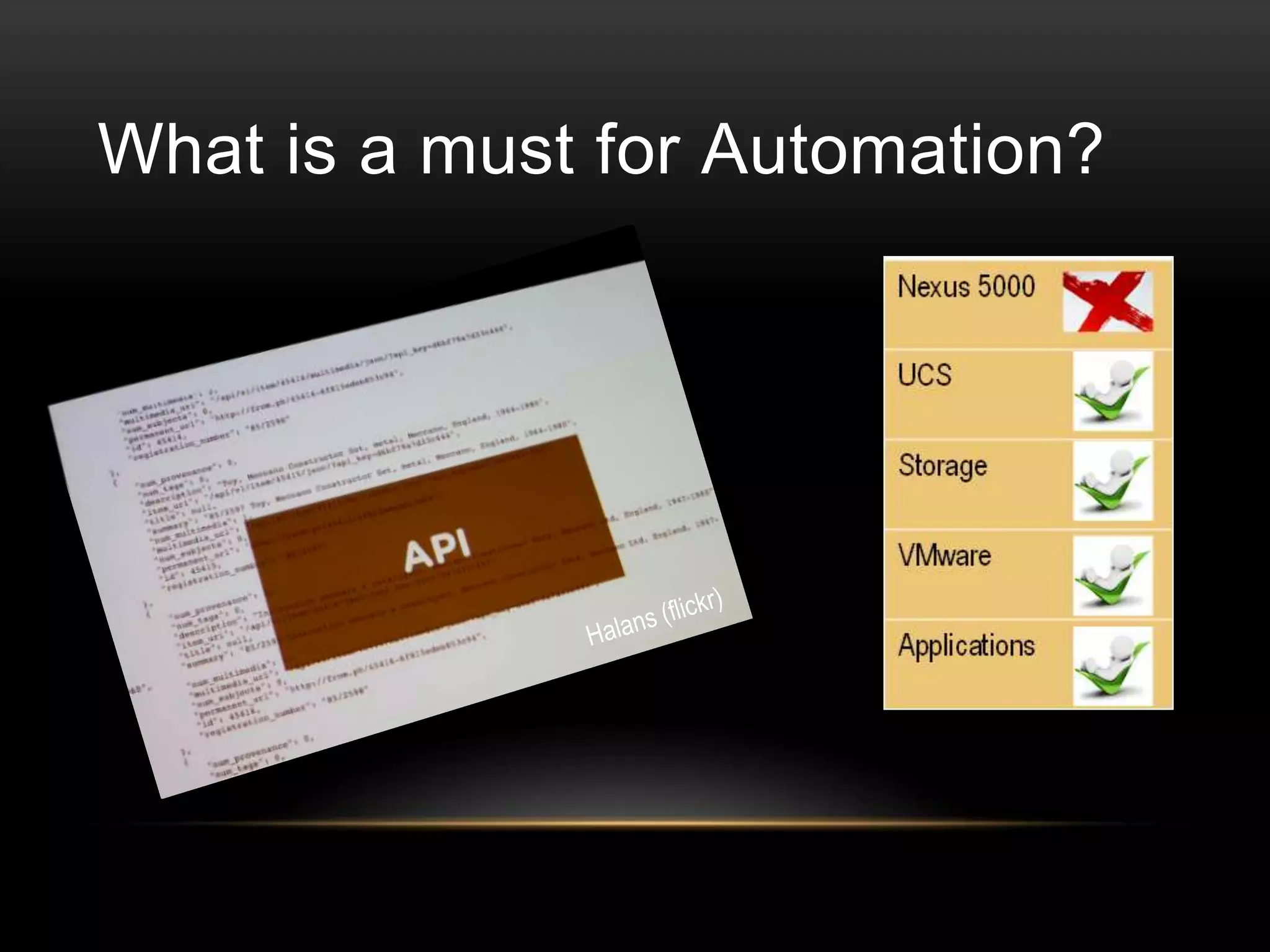 What is a must for Automation?

 