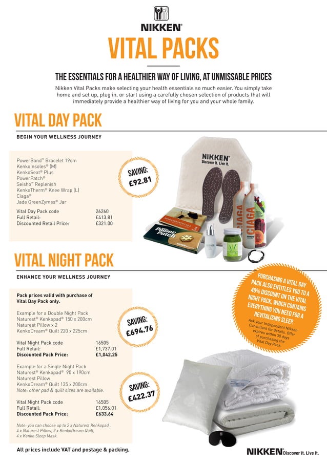 NIkken Vital Packs Flyer PDF