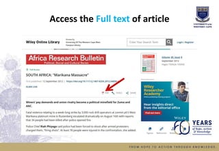 Access the Full text of article
 
