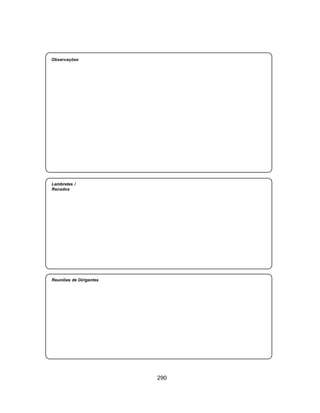 290
Aliança Espírita Evangélica
Reuniões de Dirigentes
Observações
Lembretes /
Recados
 