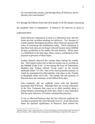 The Moedim of Yeshua | PDF
