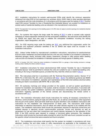 STANDARD FOR SAFETY Energy Storage Systems and Equipment | PDF