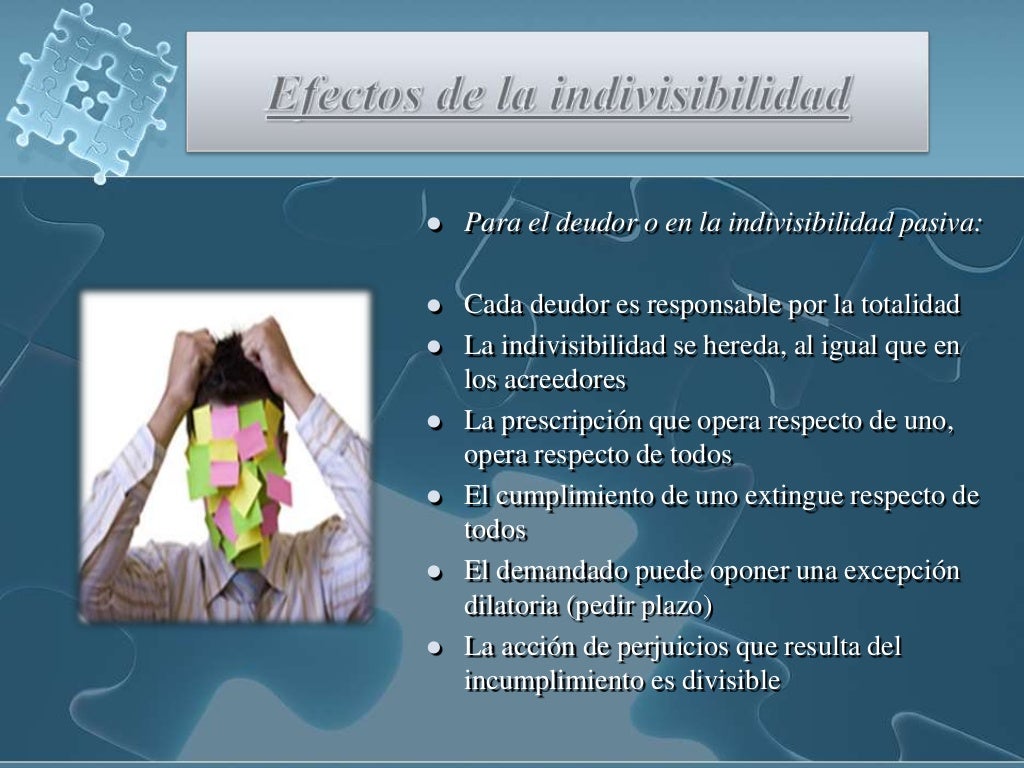 Obligaciones Divisibles E Indivisibles