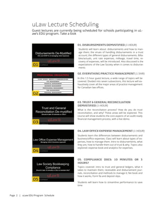 uLaw EDU Webinar Scheduling