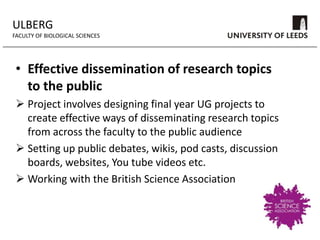 ULBERG public understanding of science | PPTX