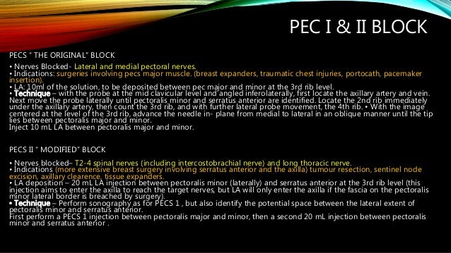 pec block