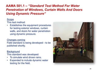 Water Column Testing Windows UL Understanding the Importance of Air and Water Field Testing of ...