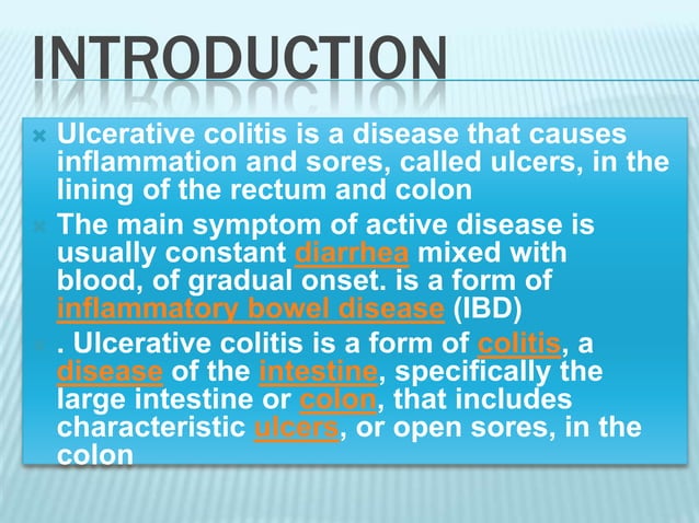 Ulcerative Colitis PPT