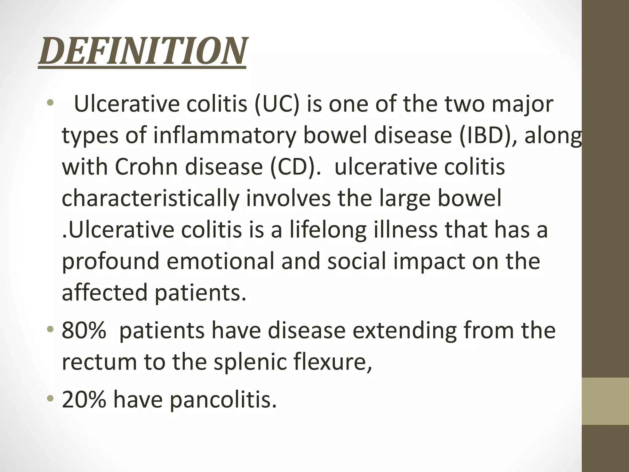 Ulcertative colitis