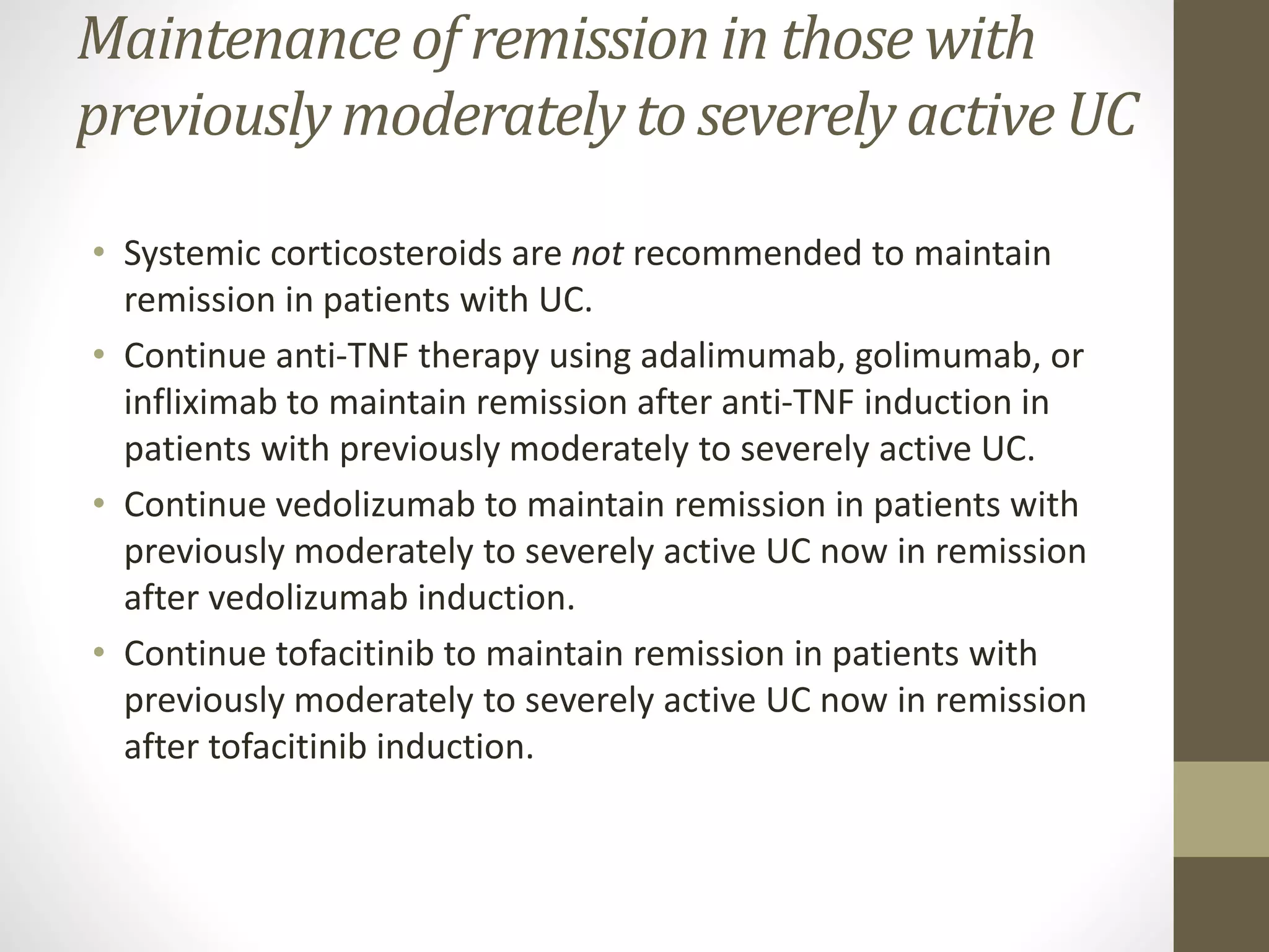Ulcertative colitis