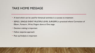 UpperLimbcerebralpalsy management protocol.pptx