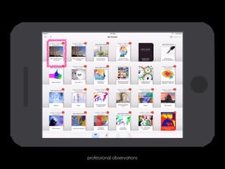 professional observations
 