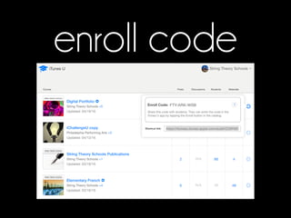 enroll code
 