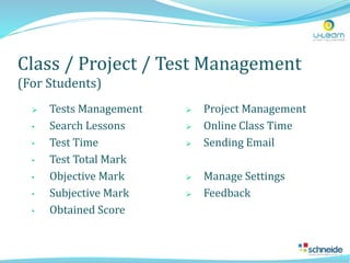 U Learn Learning Management System | PPTX