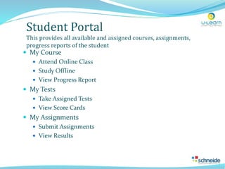 U Learn Learning Management System | PPT