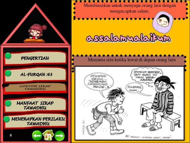 Contoh Sikap Tawaduk - Ahli Soal