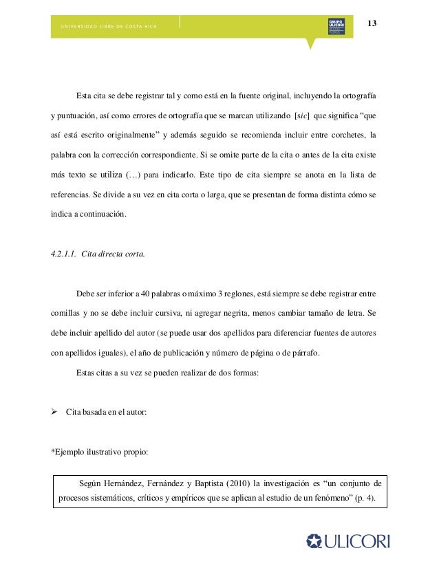 Ulicori Formato Apa