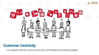 - Los mejores clientes como centro de la estrategia de Marketing Digital
 