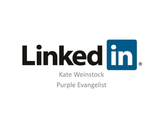 Kate Weinstock Purple Evangelist 