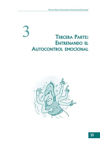 Tercera Parte: Entrenando el Autocontrol Emocional




3                TERCERA PARTE:
                 ENTRENANDO EL
    AUTOCONTROL              EMOCIONAL




                                                              25
 