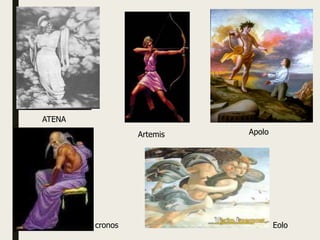 ATENA
Artemis Apolo
cronos Eolo
 