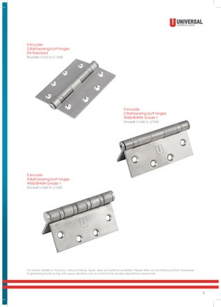 Universal Levers and Locks - Brochure | PDF
