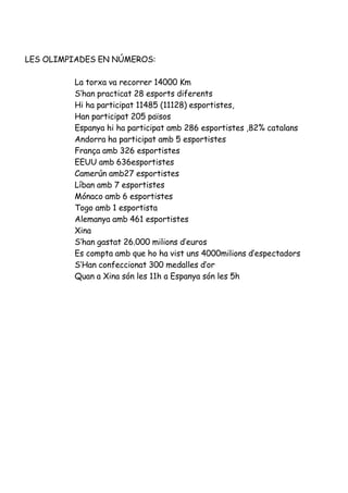 Ullastret.Jocs OlíMpics