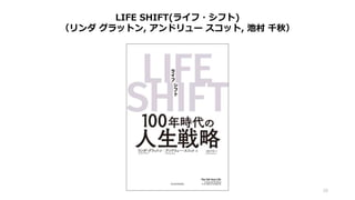 LIFE SHIFT(ライフ・シフト)
（リンダ グラットン, アンドリュー スコット, 池村 千秋）
28
 