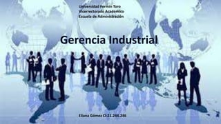 Universidad Fermín Toro
Vicerrectorado Académico
Escuela de Administración
Eliana Gómez CI:21.244.246
 
