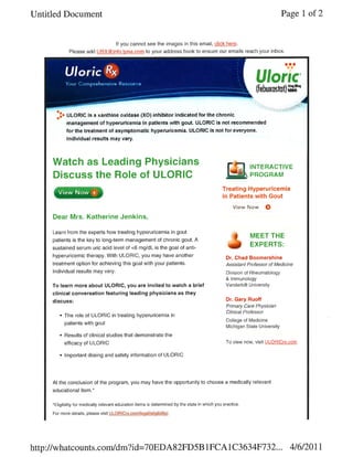 Uloric Email
