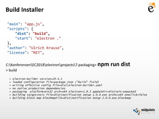 Electron - cross platform desktop applications made easy | PPTX
