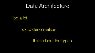 Architecting for Data Science