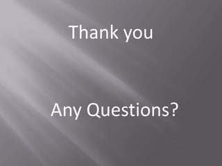 Thank you
Any Questions?
 