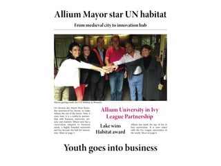 URBACT Summer University 2013 - Labs - Promoting Entrepreneurship - ULSG at Work