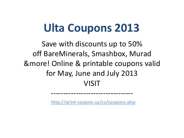Ulta 20% off entire purchase coupon code