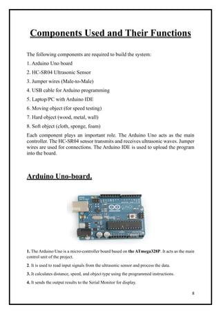 ultasonic final year project using a ardinuo | PDF