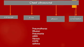 Ultasound in dyspnea  & intensive care unit