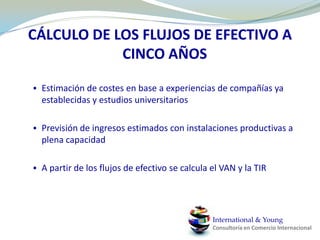 Producción de 1.500.000 Tm de caña de azúcar (representa más del 6% del valor de la producción agrícola)International & YoungConsultoría en Comercio Internacional