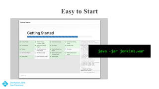 Easy to Start
java -jar jenkins.war
 