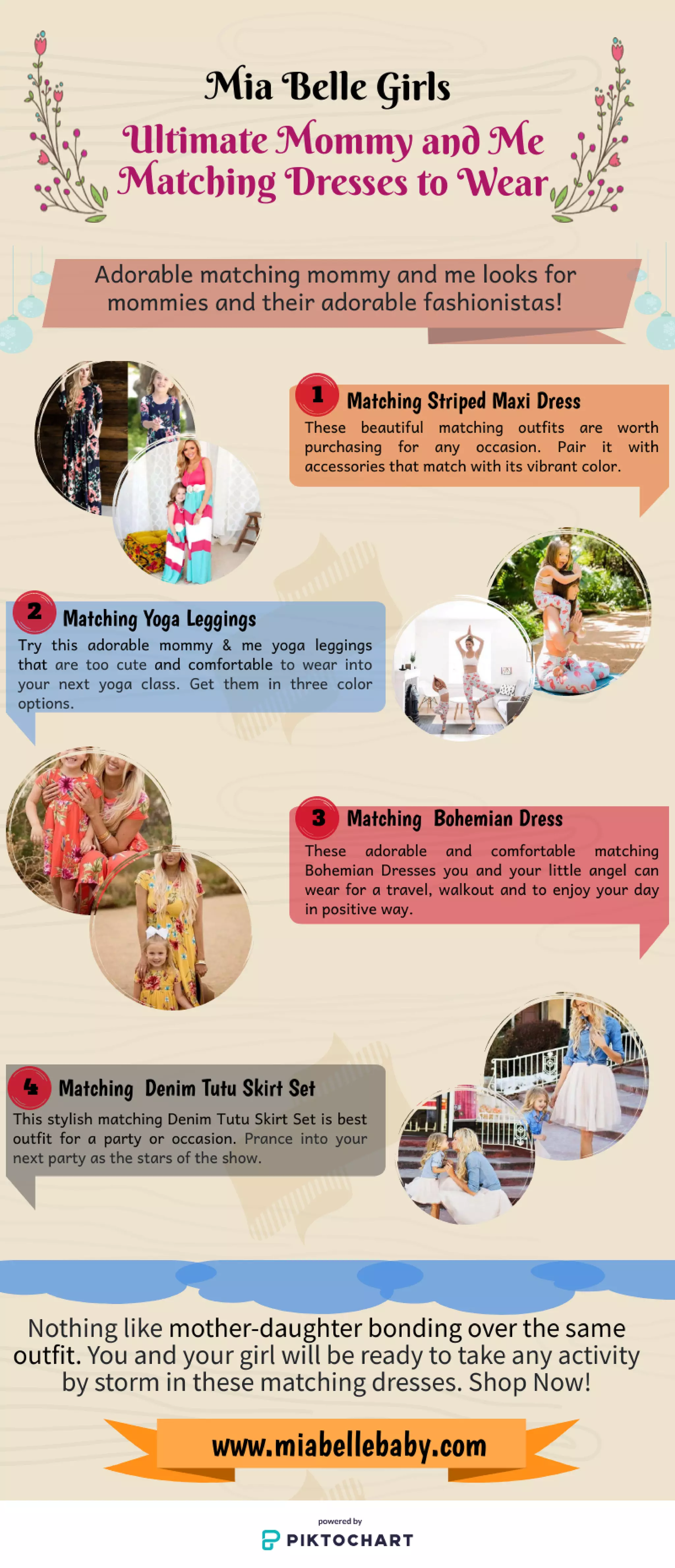 Coordinating Mother and Daughter Dresses Online at Mia Belle Girls PDF