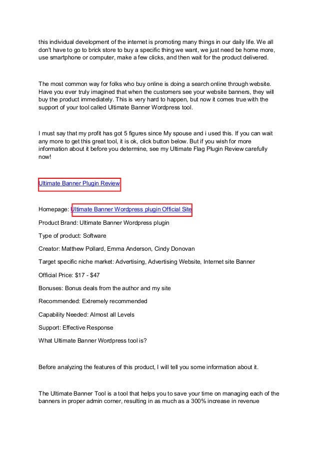 Ultimate Banner Plugin Review Whuy Should You Need Read This Review