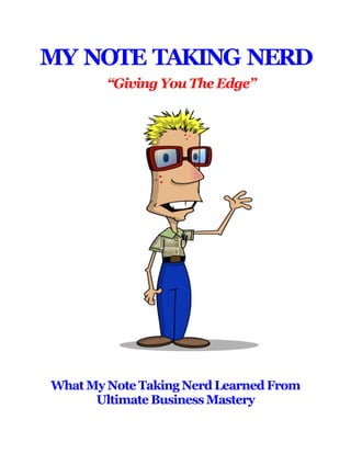 Ultimate business mastery system   my notetakingnerd report