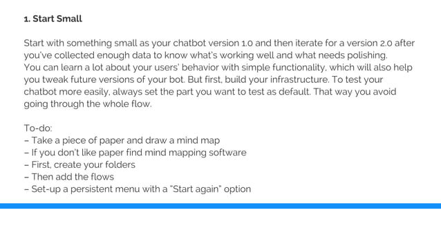 Ultimate Cheat Sheet For Building Chatbot | PPT