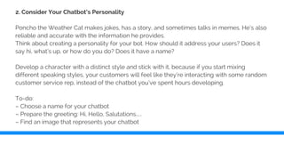Ultimate Cheat Sheet For Building Chatbot | PPT