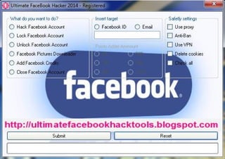 Latest working Ultimate Facebook Hacker 2014
