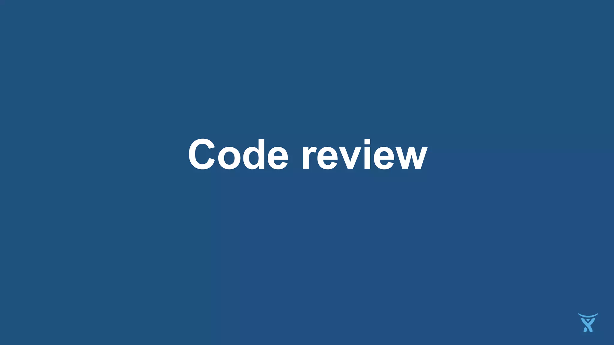 Code review
 