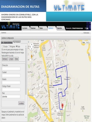 AHORRA DINERO EN COMBUSTIBLE, CON LA
DIAGRAMACION DE LAS RUTAS MAS
CERCANAS

 