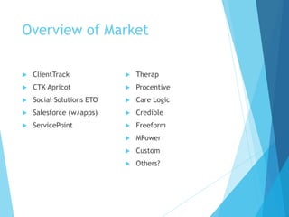 Ultimate Guide to Client Tracking and Case Management Software | PPT